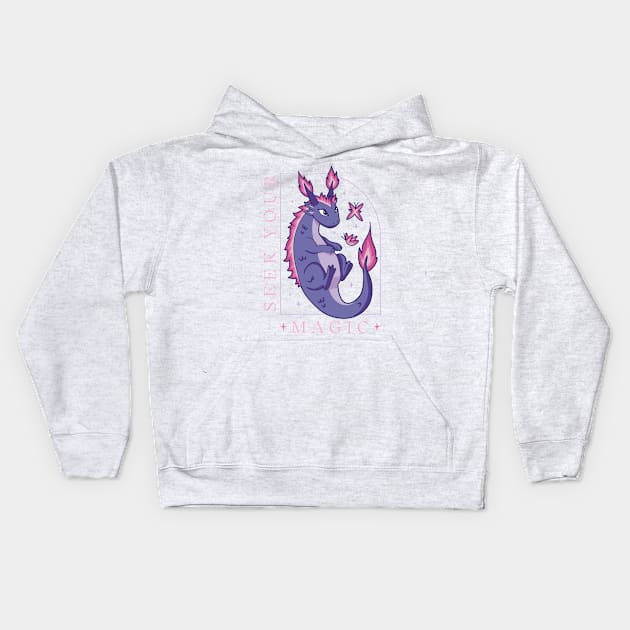 Dragon Fire Kids Hoodie by LindenDesigns